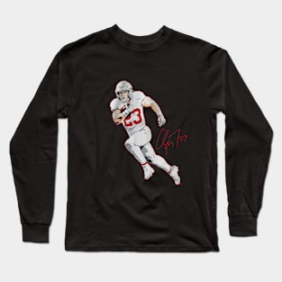 Christian McCaffrey Superstar Pose Long Sleeve T-Shirt